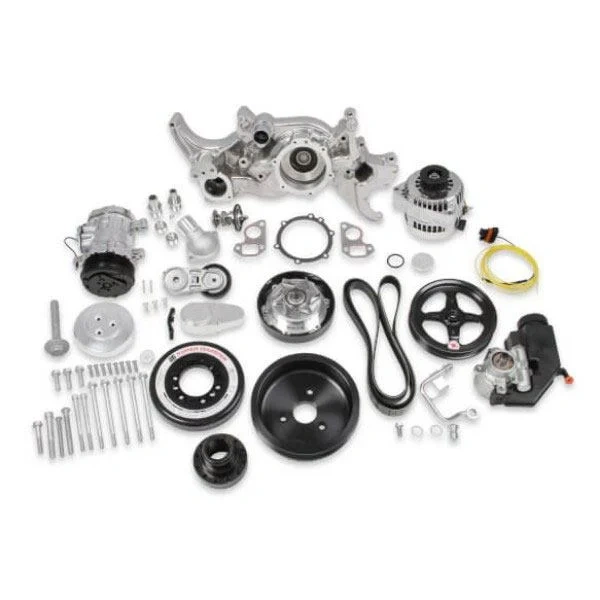 Holley 20-180P Comp Mid-Mount Premium Accessory System LS-Polished - HLY20-180P