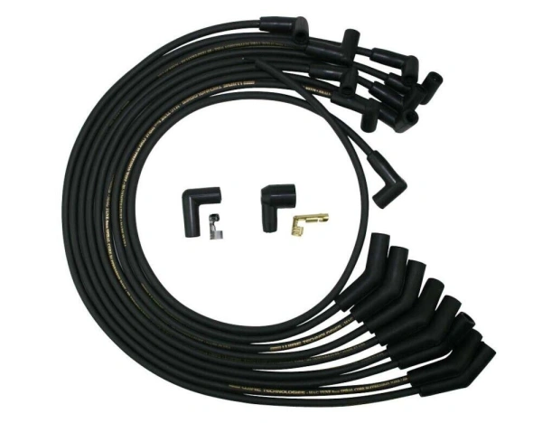 Moroso 9872M Mag-Tune Plug Wires Ford 351W HEI Over V/C 135â€“ Spiral Core 8mm - MOR9872M