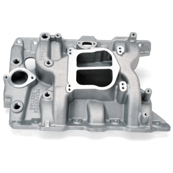 Edelbrock 2156 Performer Intake Manifold 1965-1979 Pontiac 326-455 Non-EGR Satin - EDE2156