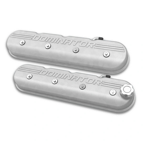 Holley 241-118 Valve Cover Tall LS Natural Cast W/ Dominator - HLY241-118