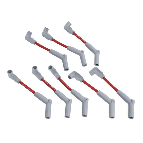 Holley EFI 561-105 6.2L LS 45 Degree 8mm Spark Plug Wire Set Red/Black W/Holley - HLY561-105