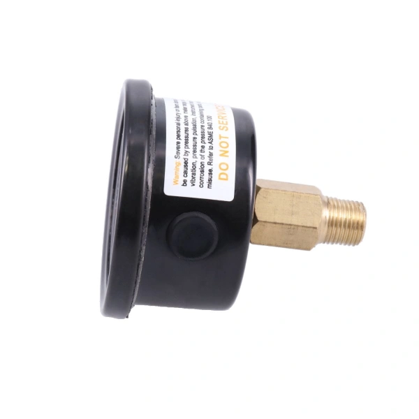 Black Liquid Filled 0-100 PSI EFI Fuel Pressure Gauge 1/8" NPT 1.5" Diameter - KPPJM1018BK