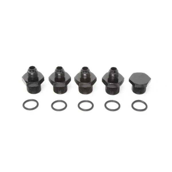 High Performance Black Billet Aluminum LS3/L92 6.2L Fuel Rail Kit Black - KPPK5465BK
