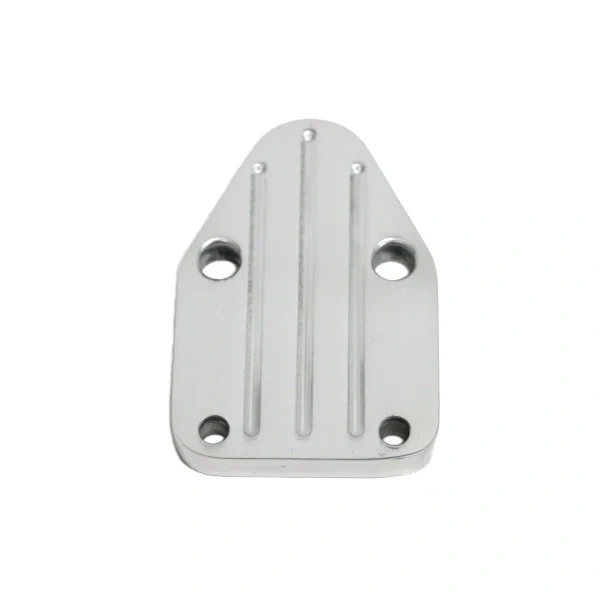 Fuel Pump Block Off Plate SBC Small Block Chevy - Polished Aluminum - KPPK6257POL
