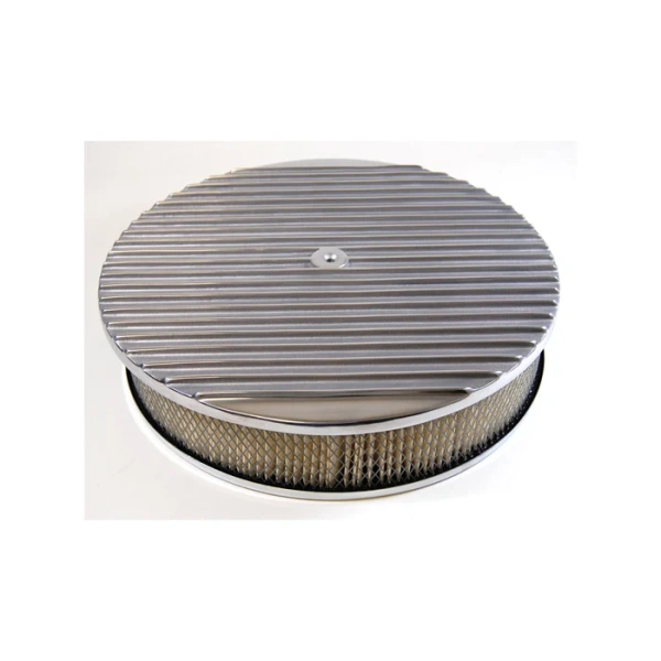 14 X 3 Full Finned Air Cleaner Paper Element Set Polished A - KPPK6708