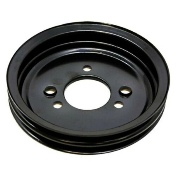 Crank Pulley 2-Groove BBC Big Block Chevy SWP Short Pump - Black - KPP8965BK