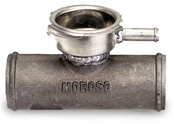 Moroso 63730 Radiator Hose In-Line Filler Neck 1 1/2in to 1 1/2in Aluminum - MOR63730