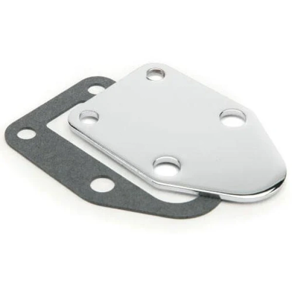 Mr. Gasket 1515 Fuel Pump Block-Off Plate, Chevy Small Block 265-400 - MRG1515