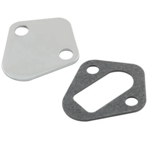Mr. Gasket 1516 Fuel Pump Block-Off Plate, Chevy Big Block - MRG1516