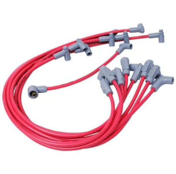 MSD 35599 Race Tailored 8.5mm Super Conductor Spark Plug Wire Set, Small Block Chevy with HEI Cap - MSD35599