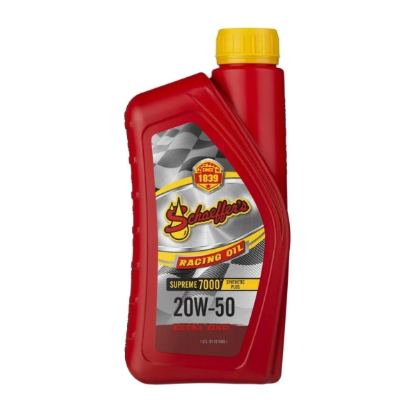 Schaeffer's 20W50 Supreme Para-Synthetic Engine Motor Oil - 1 Quart - SCHSR705