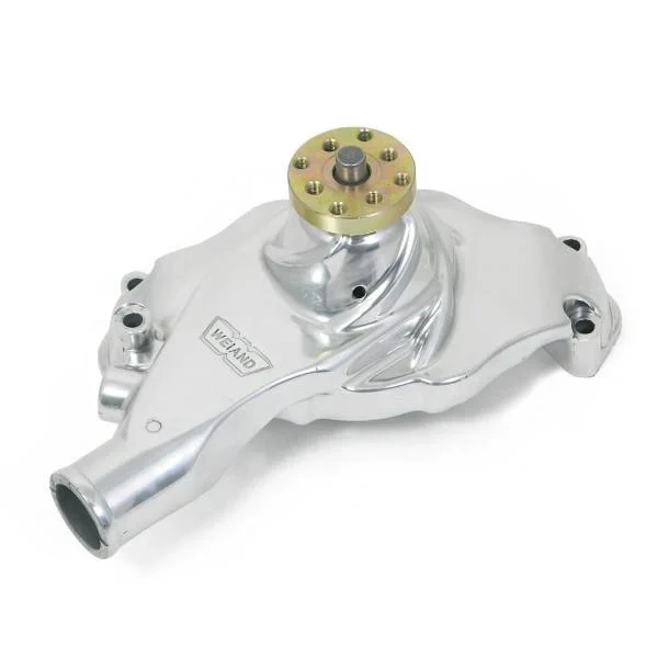 Weiand 9212P BBC Short Style Action Plus Water Pump - Polished - WEI9212P