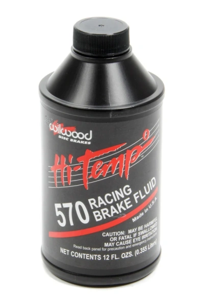 Wilwood 290-0632 Hi-Temp 570 Degree Racing Brake Fluid 12 oz. Bottle - WIL290-0632