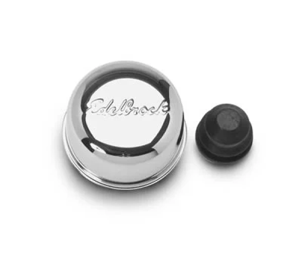 Edelbrock 4405 Signature Series Chrome Steel Push-In Breather - EDE4405